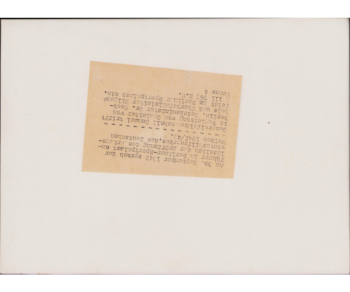 Large E.Rommel/Goebbels Press Photo — image 2