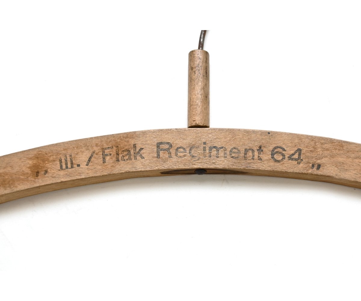 III.Flak Rgt.64 Marked Clothes Hanger — image 2