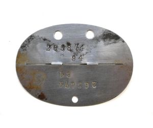 1.Kp./Fallschirm M.G. Ausb.Btl. Erkennungsmarke