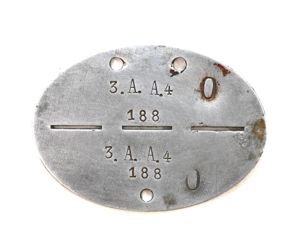 3./Aufkl.Abt.4 Erkennungsmarke