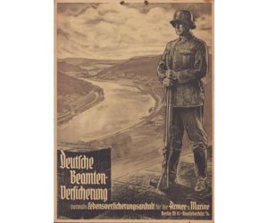 Rare WH Life Insurance Wall Sign