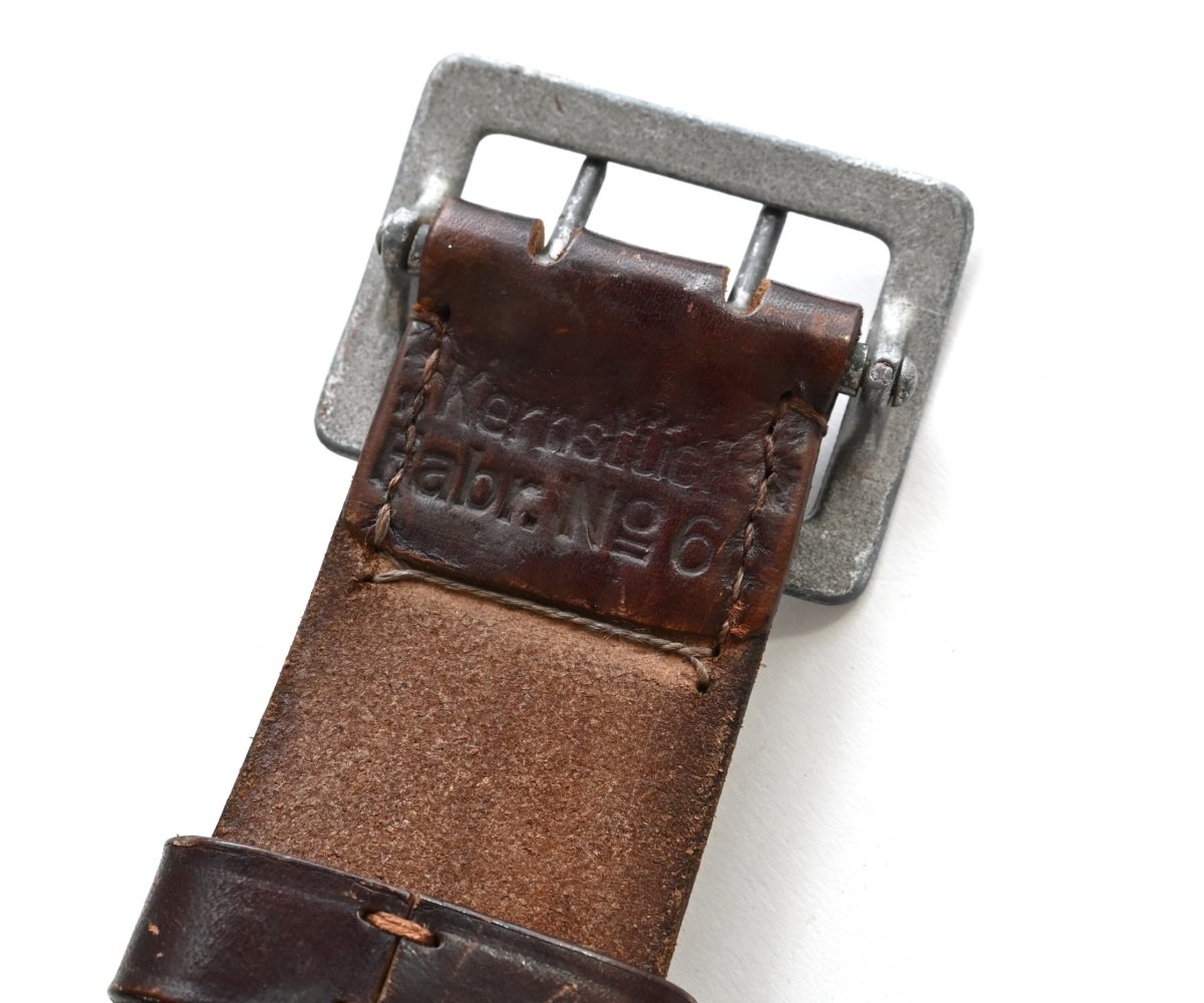 Brown Leather Officer's Belt (Kernstück Fabr. No.6) — image 6