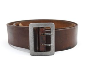 Brown Leather Officer's Belt (Kernstück Fabr. No.6)