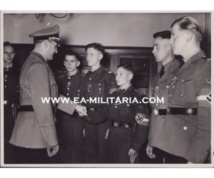 Hitler-Jugend Receiving EKII Press Photo