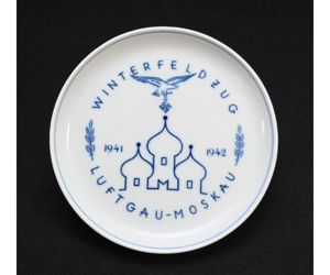 Winterfeldzug Luftgau-Moskau 1941/42 Commemorative Plate