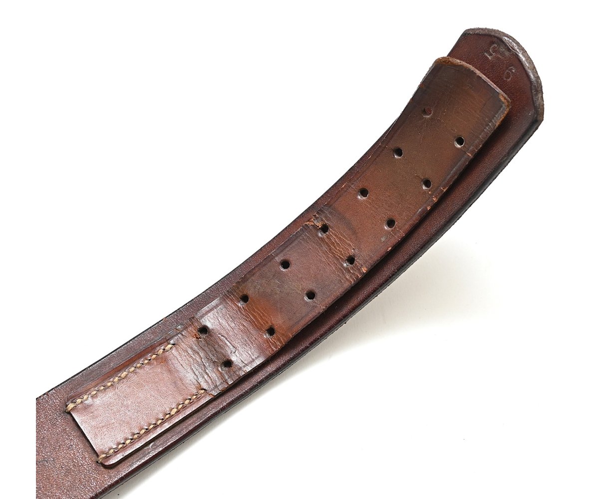 Brown Leather Equipment Belt 1938 — image 4
