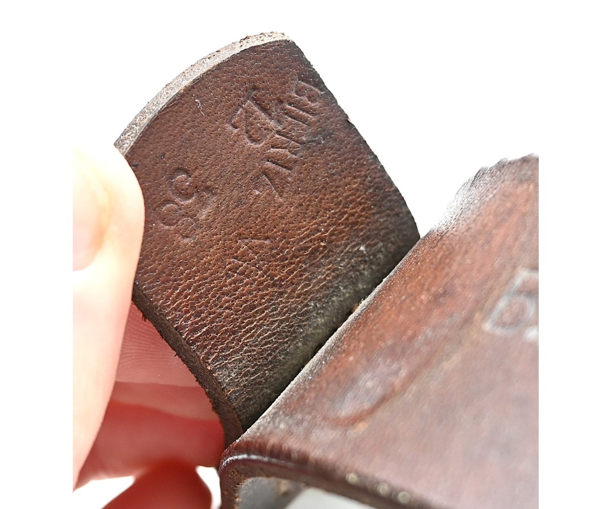 Brown Leather Equipment Belt 1938 — image 5