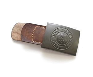 Mint! Wehrmacht Buckle with Tab (E.Schneider)