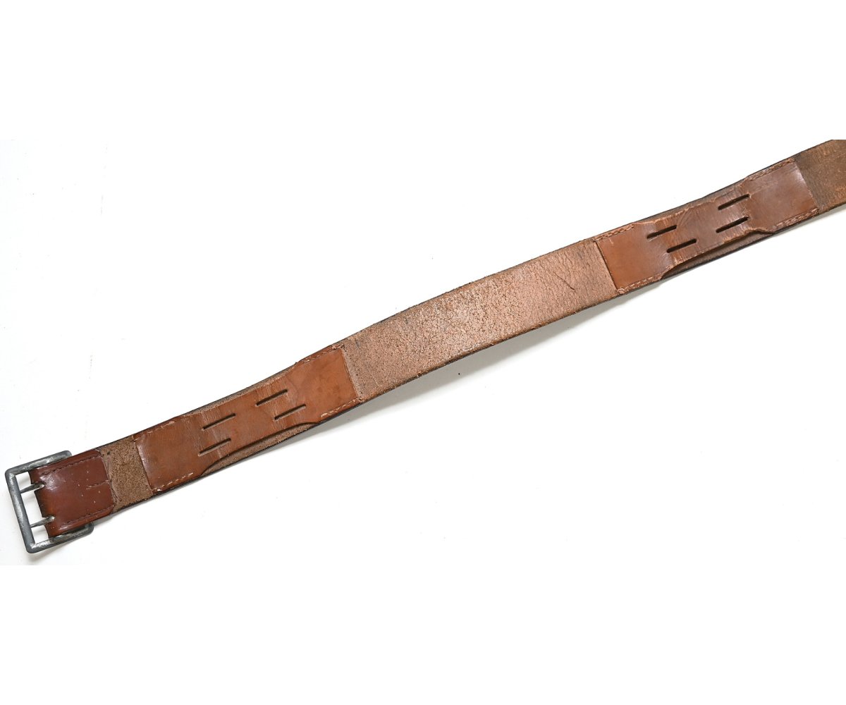 Black Leather WH Officer's Belt — image 7