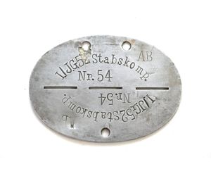 Stabskomp.I/Jagdgeschwader 52 Erkennungsmarke