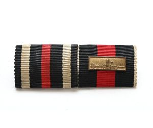 2-Piece Ribbon Bar (WW1 Veteran)