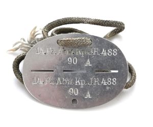 14.Pz.Abw.Kp. Inf.Rgt.488 Erkennungsmarke