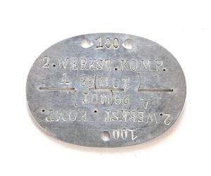 2.Werktstatt-Kompanie 29(mot) Erkennungsmarke