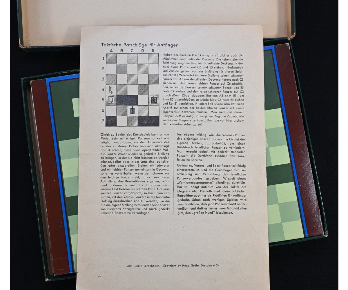 Rare Panzerschlacht Board Game 1935 — image 3