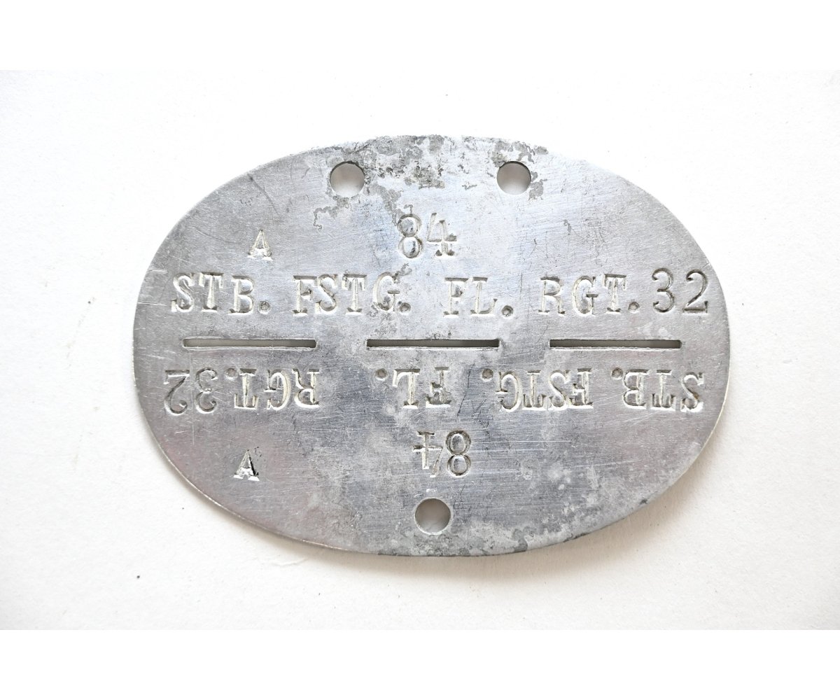 Stb. Festungs Flak Rgt. 32 Erkennungsmarke — image 2