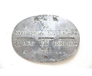 Stb. Festungs Flak Rgt. 32 Erkennungsmarke