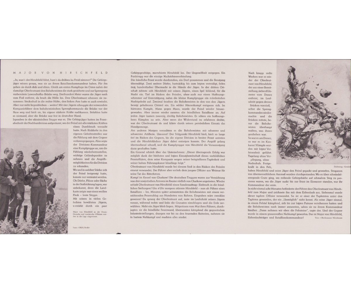 Rare Ritterkreuzträger Hirschfeld Brochure — image 2