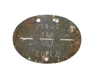 Fallschirm.Fla.M.G.Btl. Erkennungsmarke