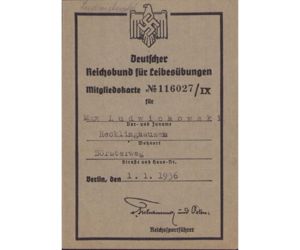 DRL Mitgliedskarte (Sportverein Schutzpolizei)