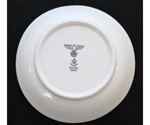 Wehrmacht Porcelain Side Dish Plate (1940)