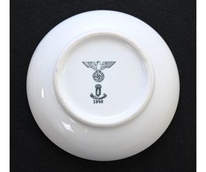 Wehrmacht Porcelain Side Dish Plate (Schönwald, 1940)