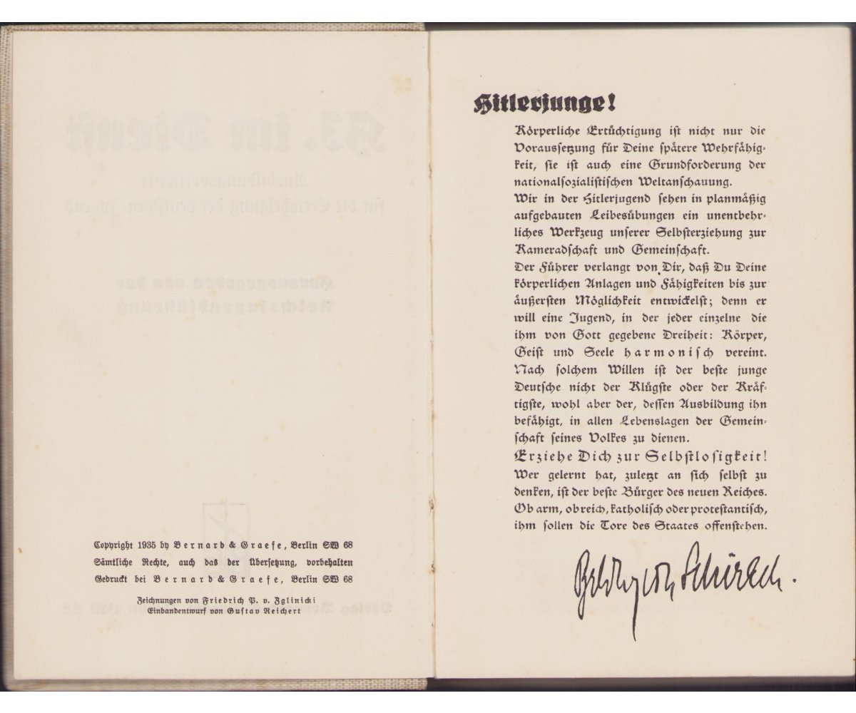 Top! H.J. im Dienst Instruction Book 1935 — image 3
