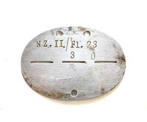 NZ.II./Flak Regiment 23 Erkennungsmarke