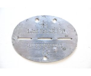 1.Inf.Kol. Inf.Rgt.171 Erkennungsmarke