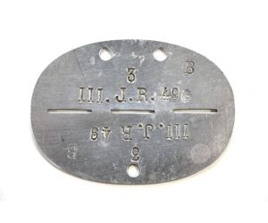 III.(Btl) Inf.Rgt.49 Erkennungsmarke