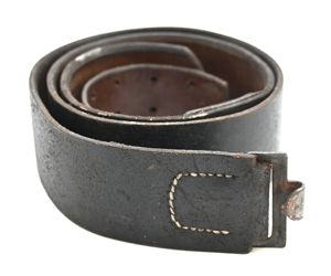 Black Leather (LW) Equipment Belt 1942