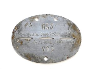 Luftw. Baukp.2/See erkennungsmarke