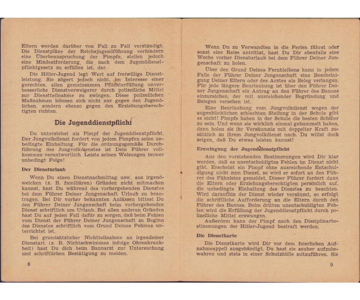 Pimpf dein Dienst im Deutschen Jungvolk Booklet — image 3