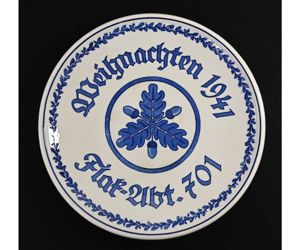 Flak-Abt.701 Commemorative Plate