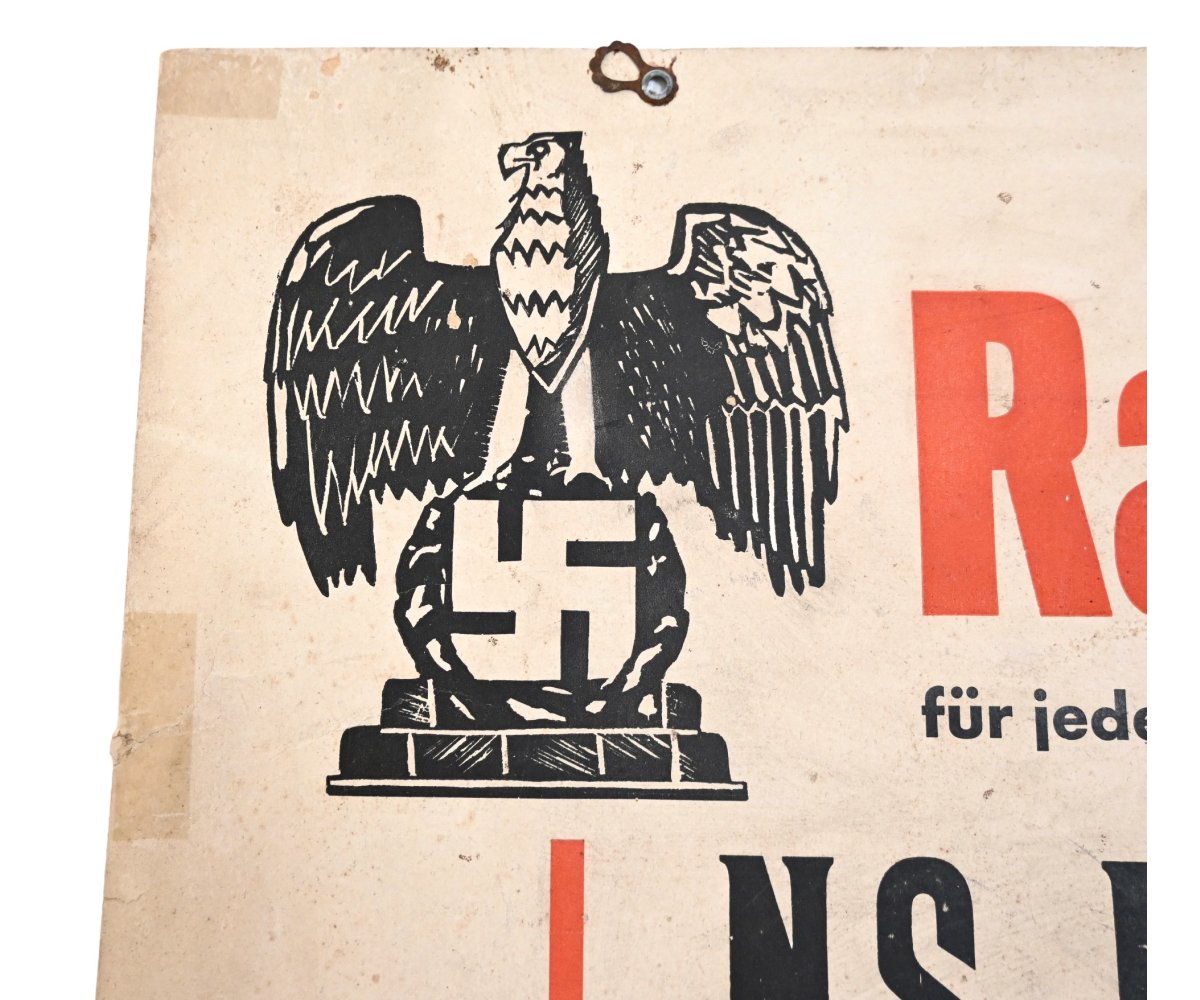 Rare NSDAP 'Rat u. Hilfe' Sign — image 2