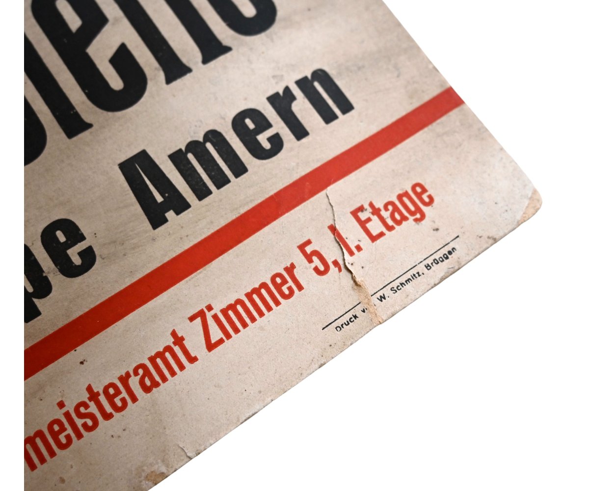 Rare NSDAP 'Rat u. Hilfe' Sign — image 4