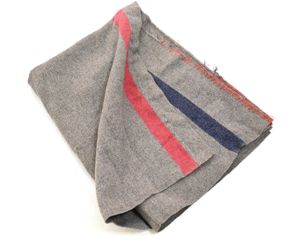Wehrmacht Red/Blue Striped Blanket