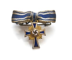 Miniature Mother's Cross in Gold