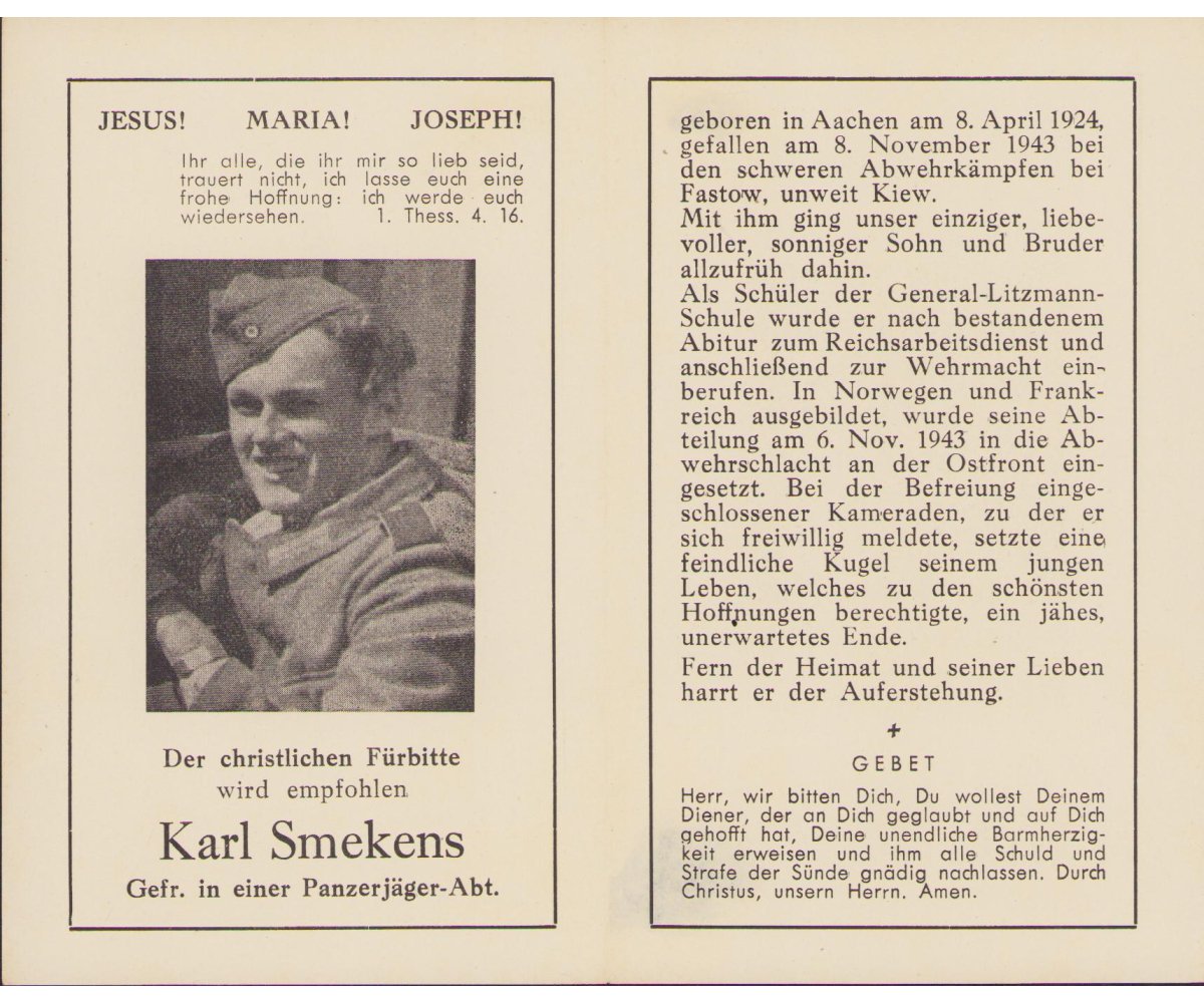 Pz.Jg.Abt.87 Death Notice Grouping — image 2