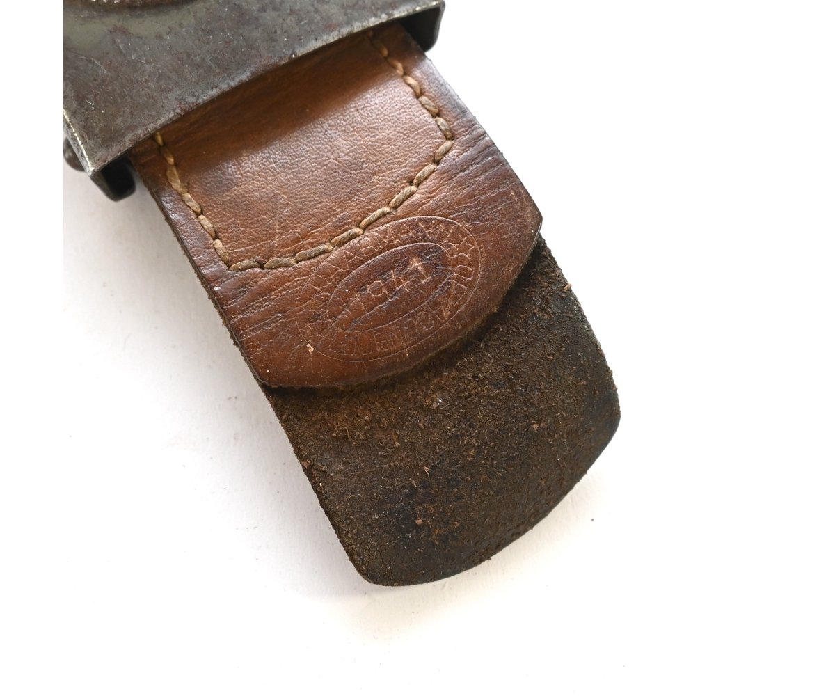 Wehrmacht Steel Buckle with Tab (B.Haarmann, 1941) — image 2