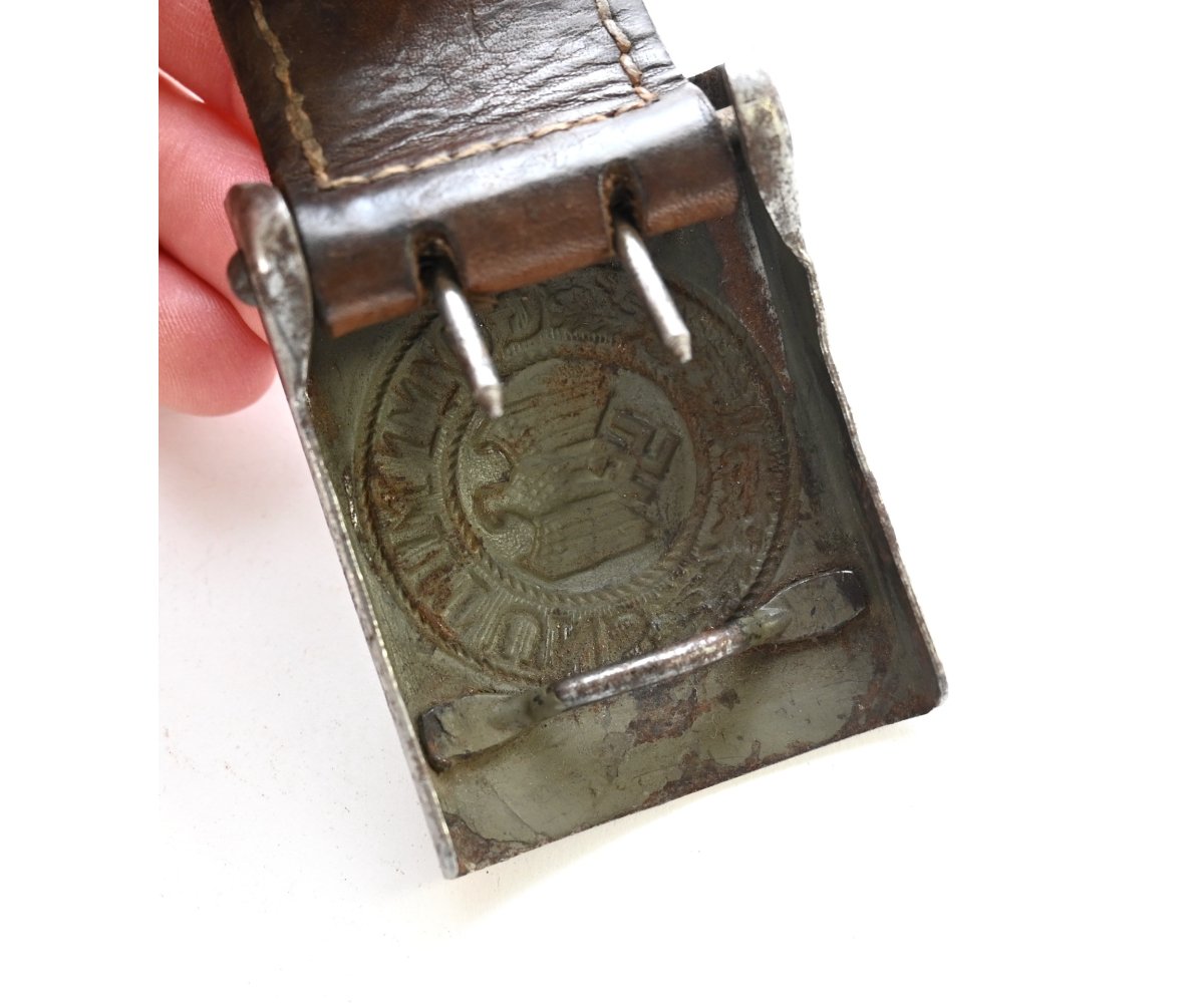 Wehrmacht Steel Buckle with Tab (B.Haarmann, 1941) — image 4