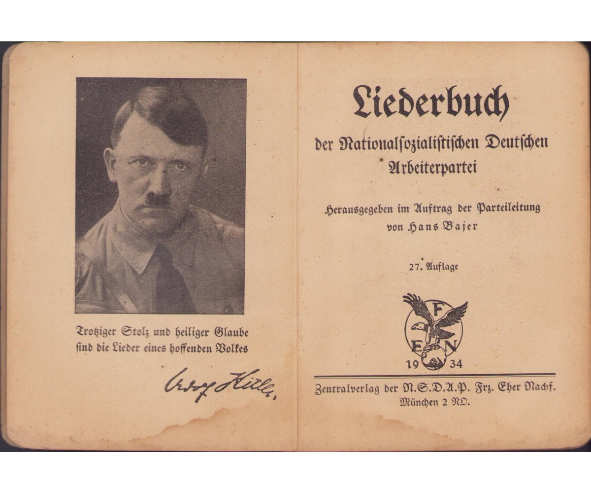 'Liederbuch der NSDAP' 1934 — image 3