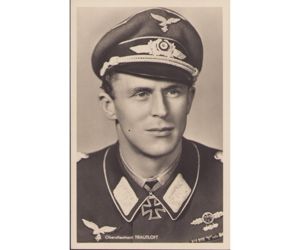 Ritterkreuzträger Postcard Obstlt. Trautloft