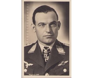 Ritterkreuzträger Postcard Hptm. Bär