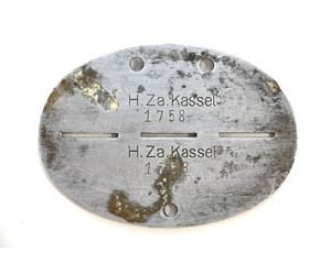 Heereszeugamt Kassel Erkennungsmarke