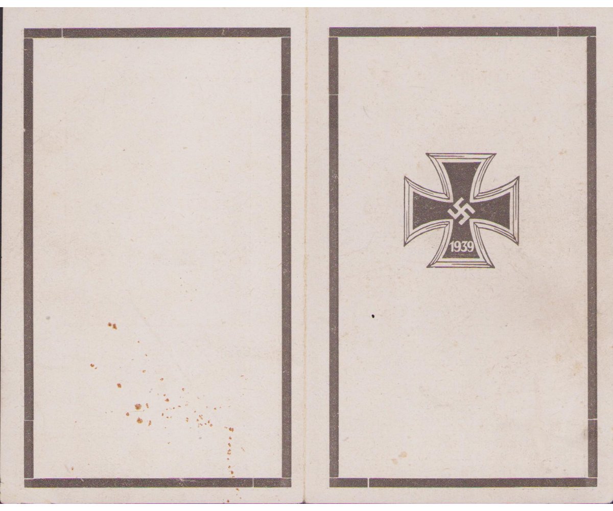 Waffen-ᛋᛋ Officer Death Notice (1944) — image 2