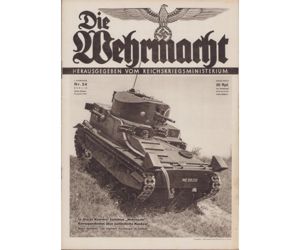 'Die Wehrmacht Zweite Okt. 1937' Magazine