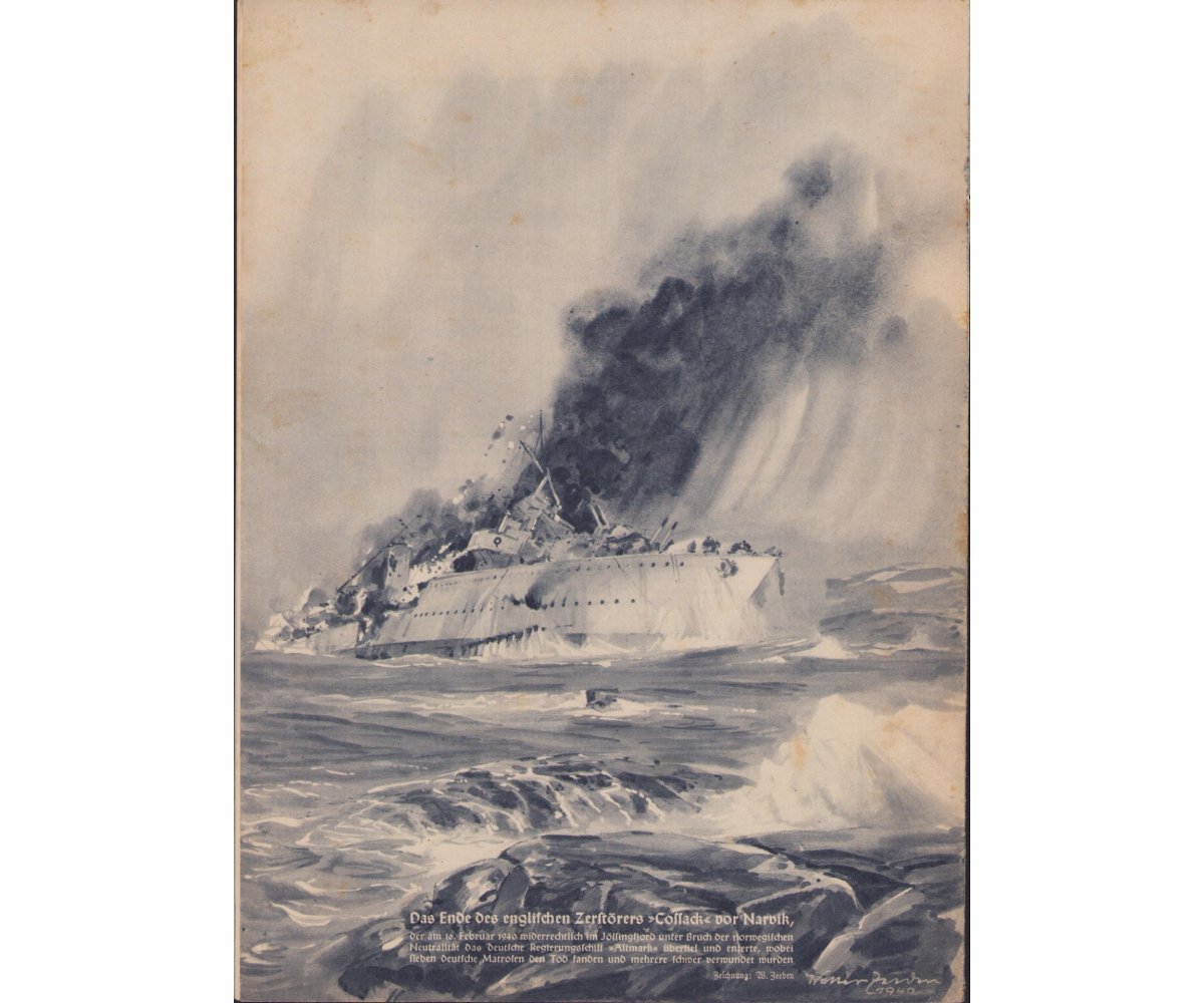 'Die Kriegsmarine Erstes Maiheft . 1940 Heft 9' Magazine — image 5