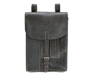 Wehrmacht Black Leather Map Case (RBNr.)
