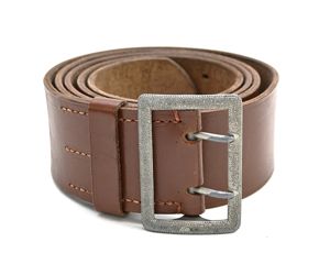 Brown Leather Wehrmacht Officer's Belt (135cms)