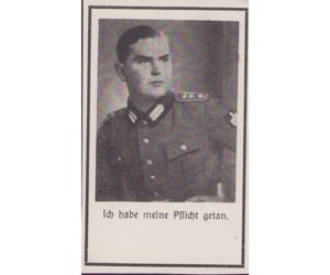 Waffen-ᛋᛋ Death Notice (Italy)